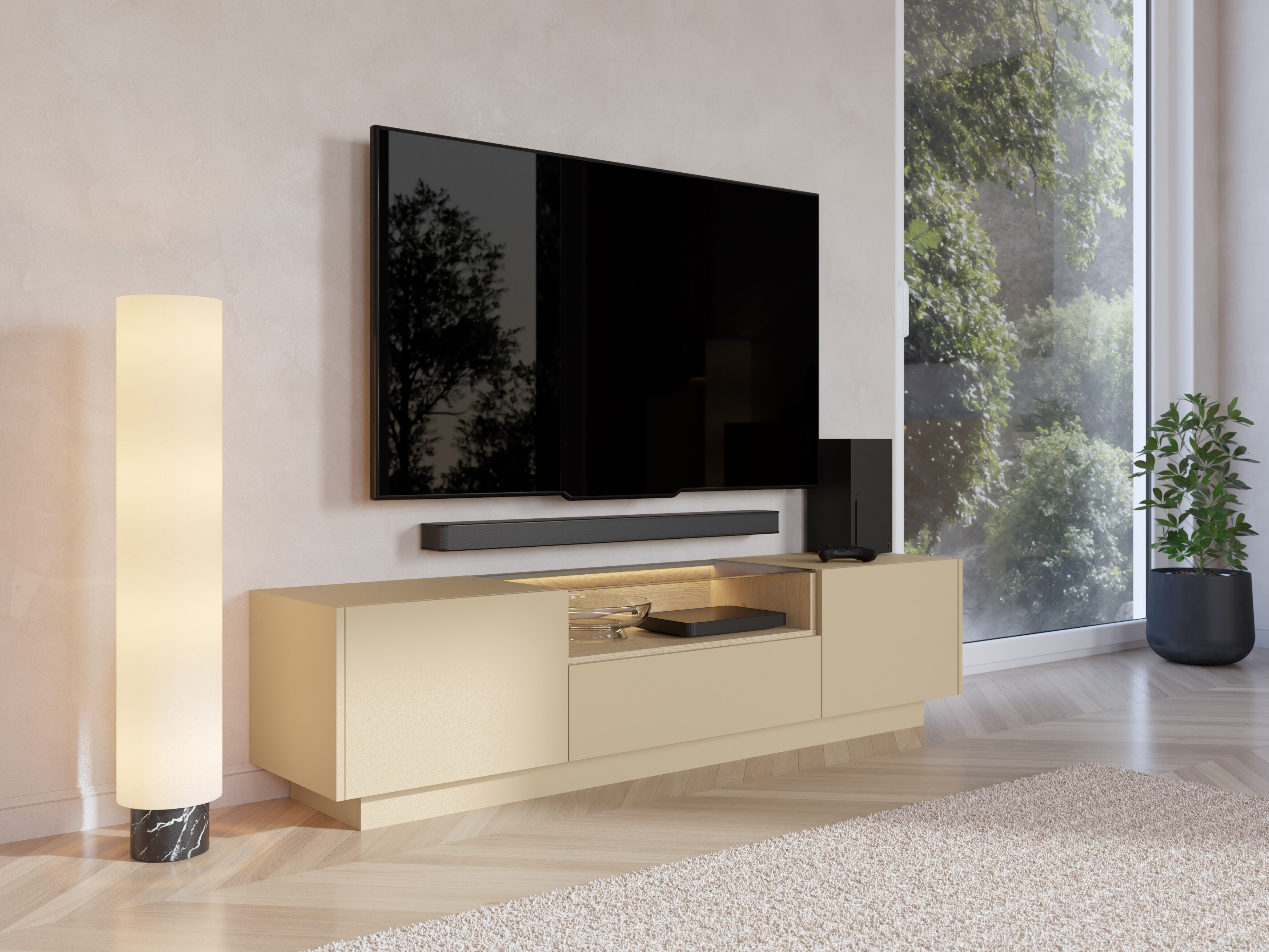 TV-taso Salmeli 102 (Cappuccino)