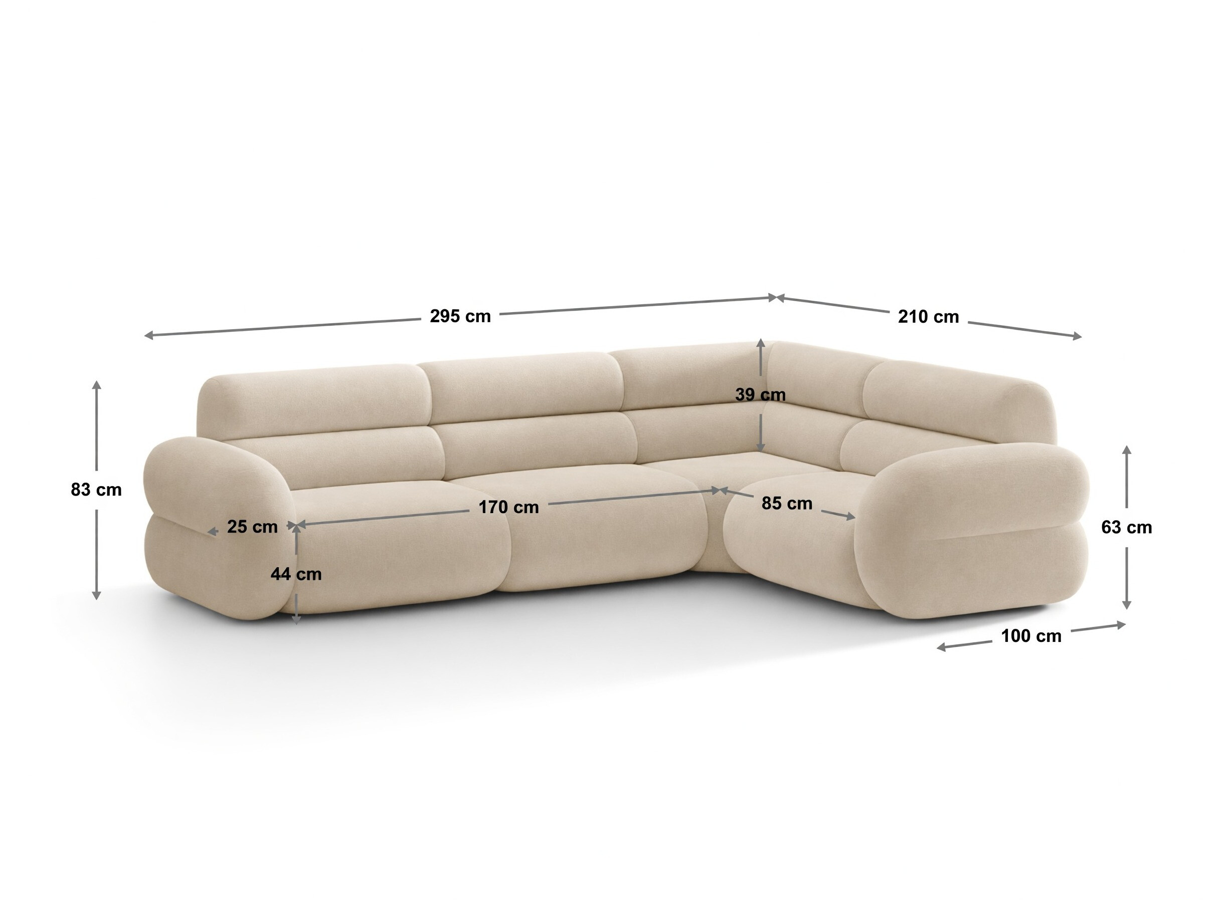 Moduulikulmasohva Cirbeno 100 (Baloo 2090)