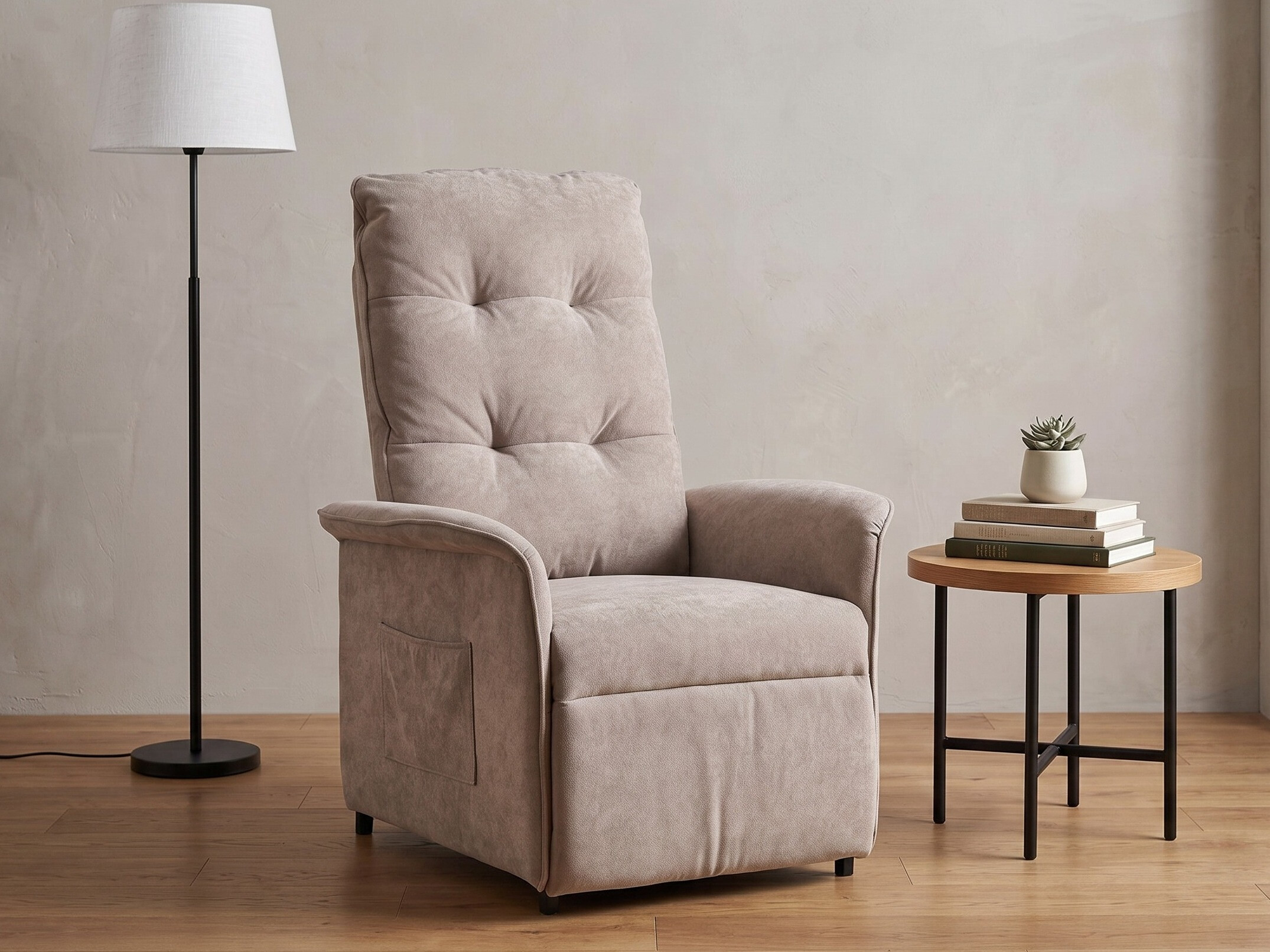 Kallistuva nojatuoli Houston 2171 (Beige)