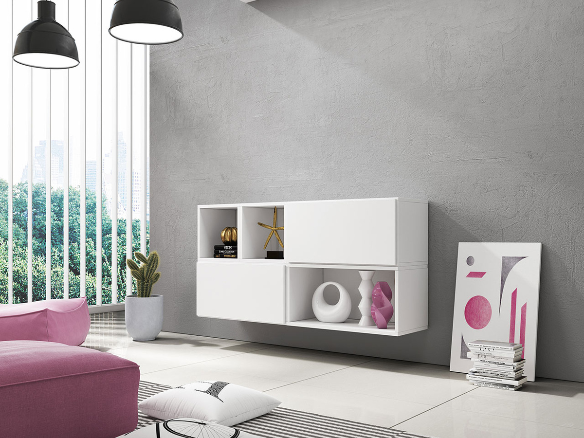 Kaappisetti Corbele 120 (Valkoinen)